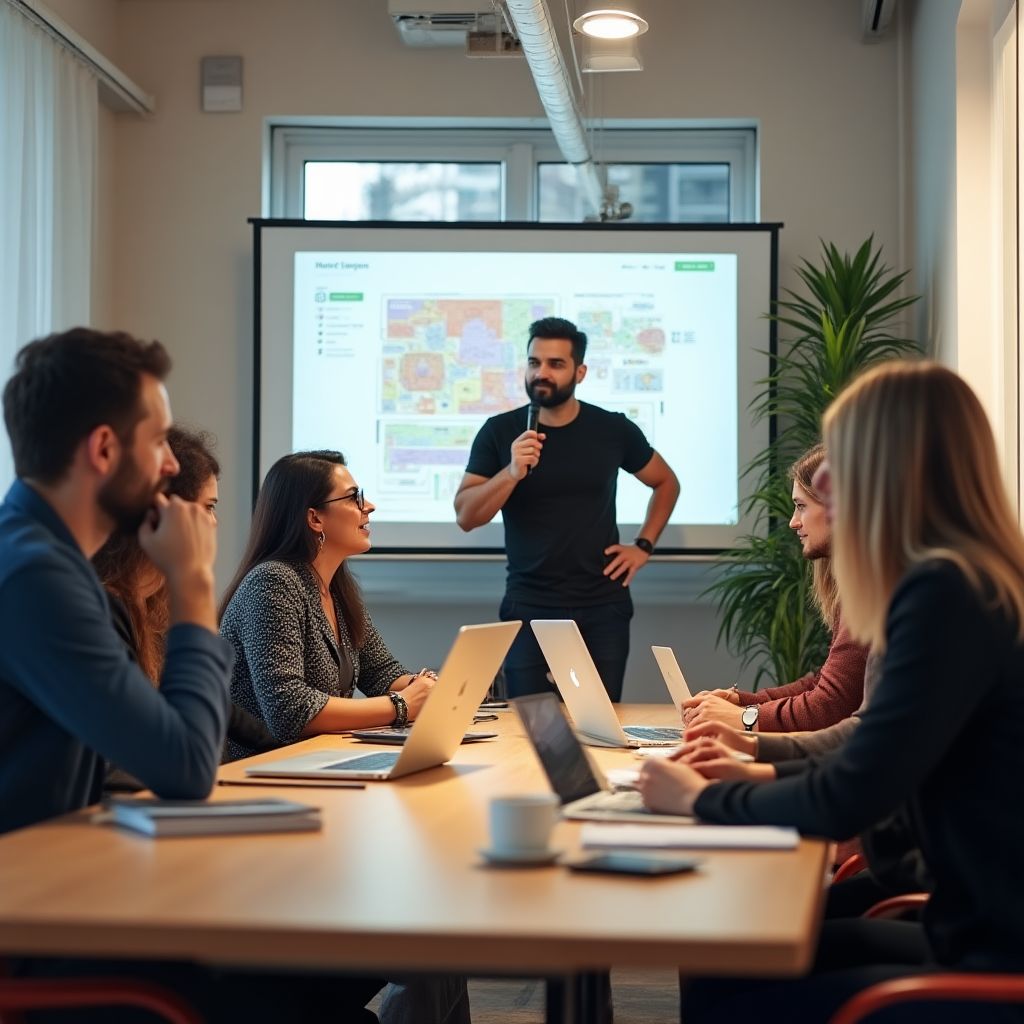 Founding team meeting in 2015